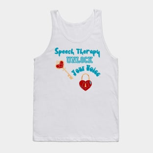 Speech Therapy, Speech language Pathology, SLP, SLPa, Tank Top